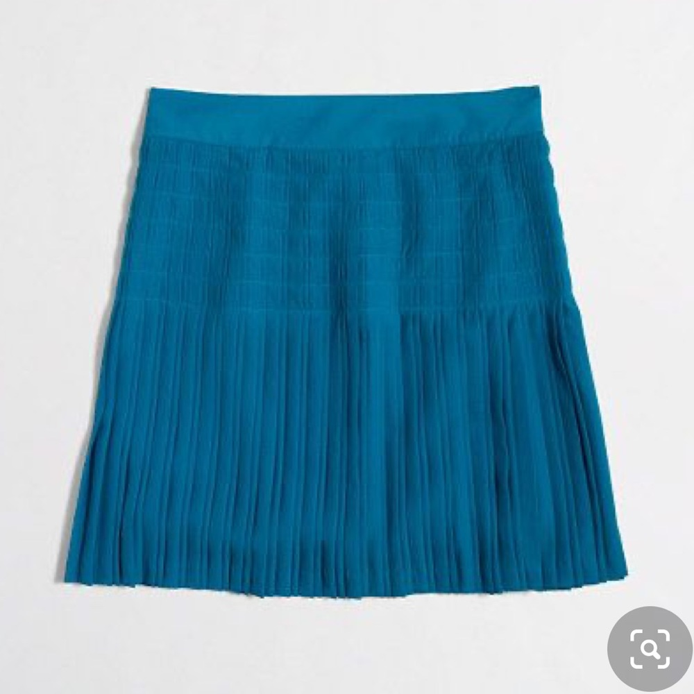J. Crew Factory pleated chiffon skirt